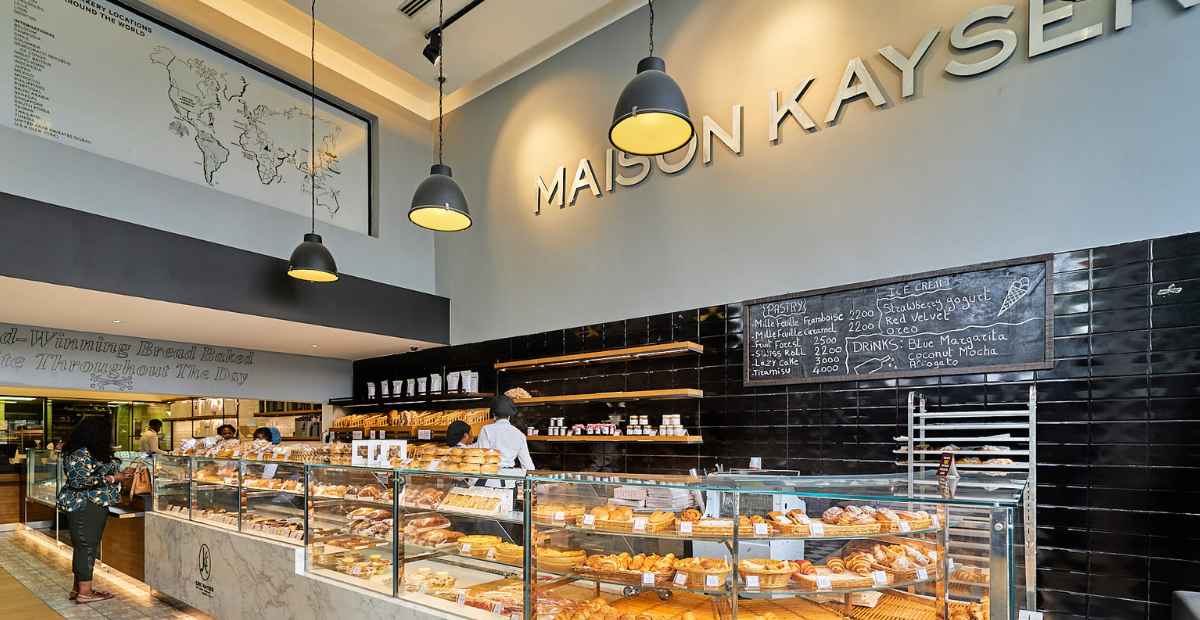 Éric Kayser - the interior of best bakeries in Lagos
